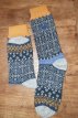 woolwear scandinavia sokken geel navy 43/46