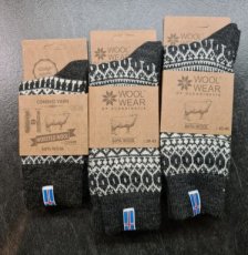 Woolwear scandinavia sokken antraciet 35/38